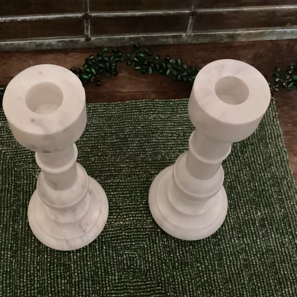 Anthropologie marble taper